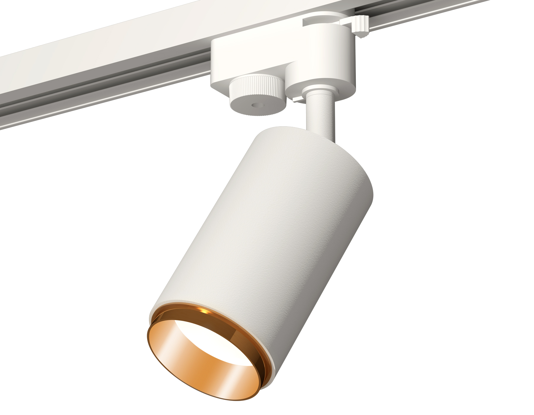 Комплект трекового светильника Ambrella XT6322044 SWH/PYG белый песок/золото желтое полированное MR16 GU5.3 (A2520, C6322, N6124)