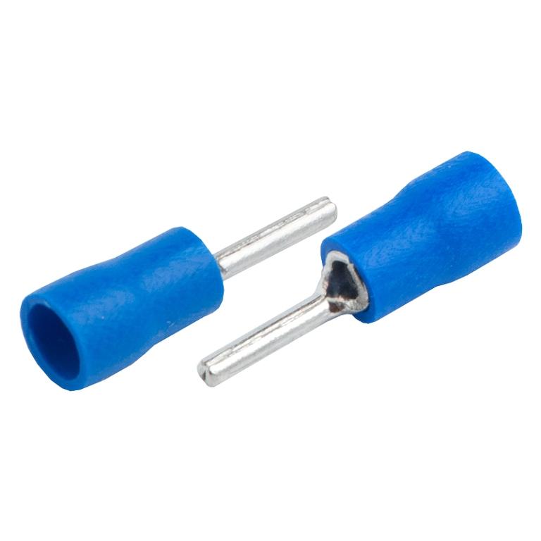 Наконечник НкИш (круглый штыревой) General GNPI-2-22 Синий, 100 штук