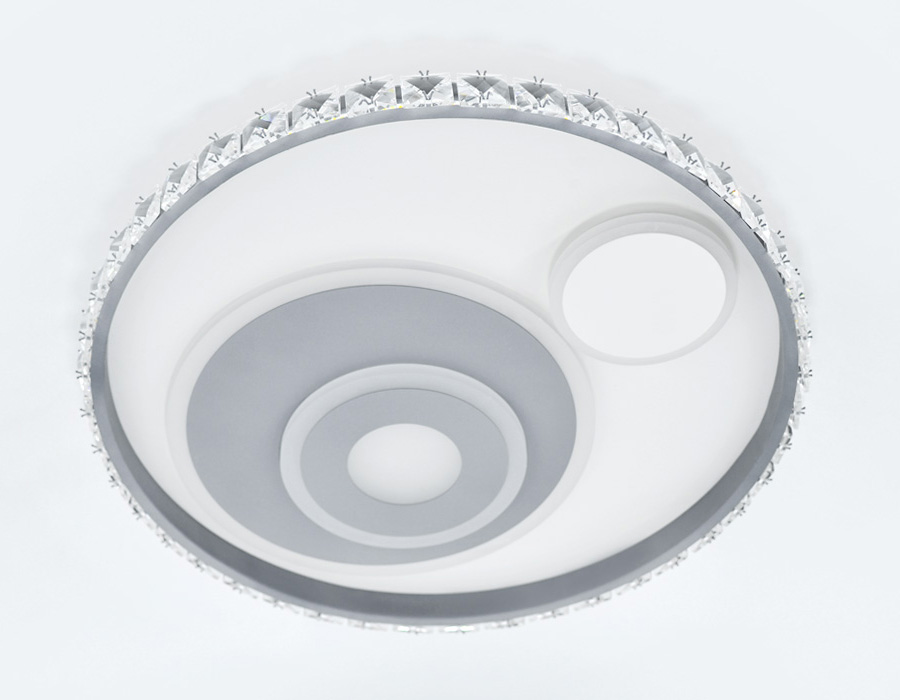 Потолочный управляемый светильник Ambrella ICE FA244 WH 105W белый