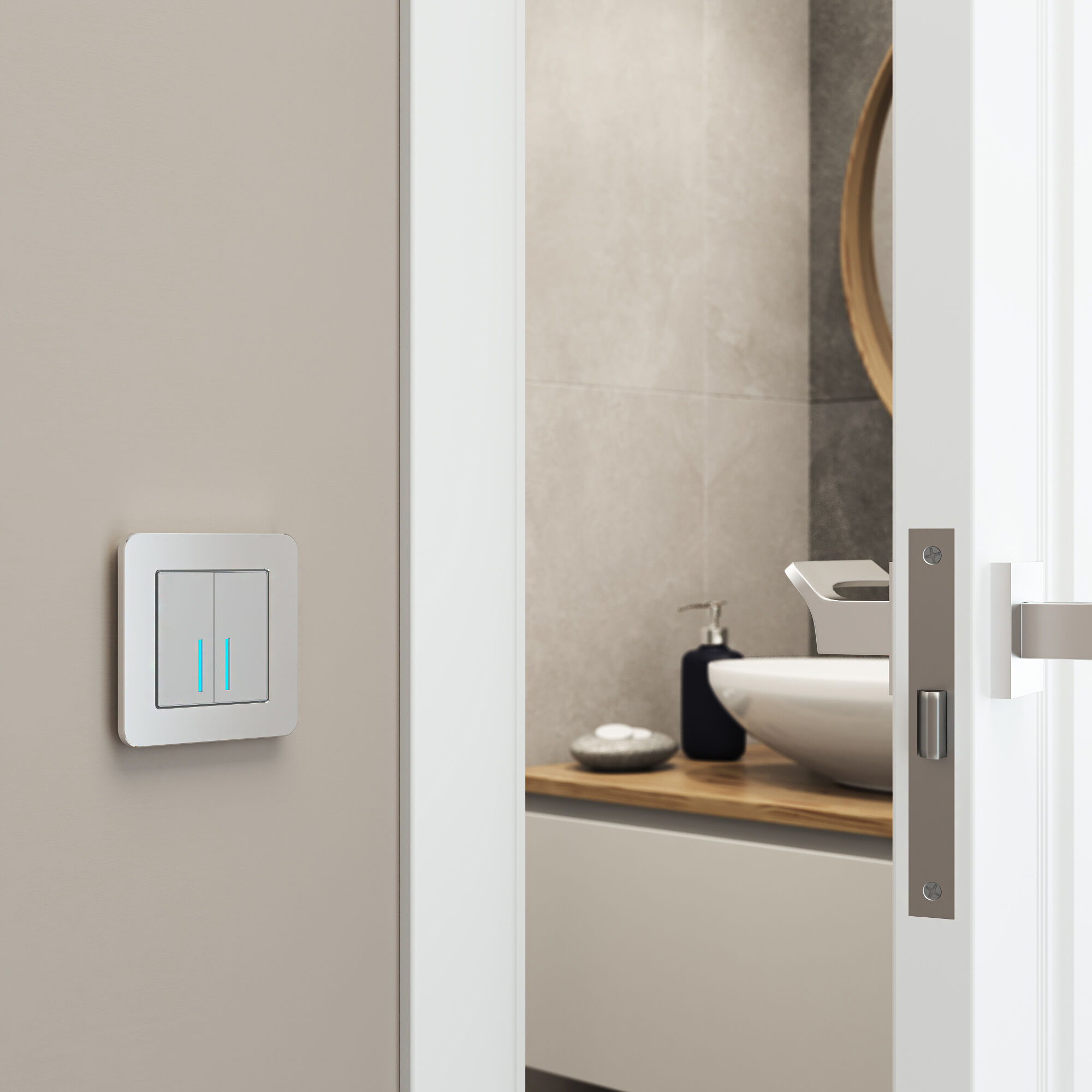 Рамка на 1 пост Platinum Werkel (алюминий) W0012606