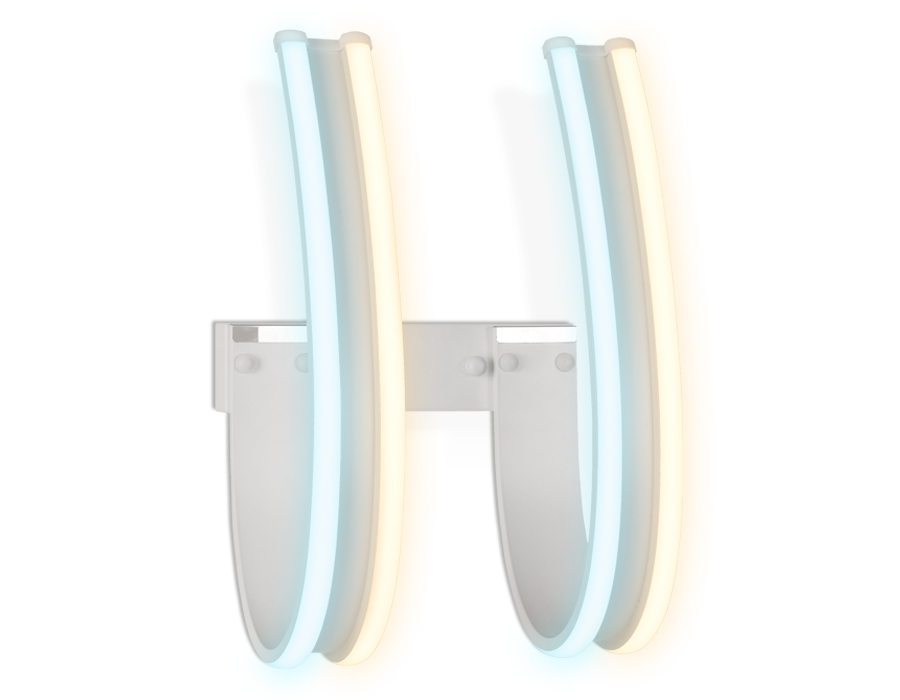 Настенный светодиодный светильник Ambrella FL164/2 белый LED 3000K/6400K 42W 410*250*220