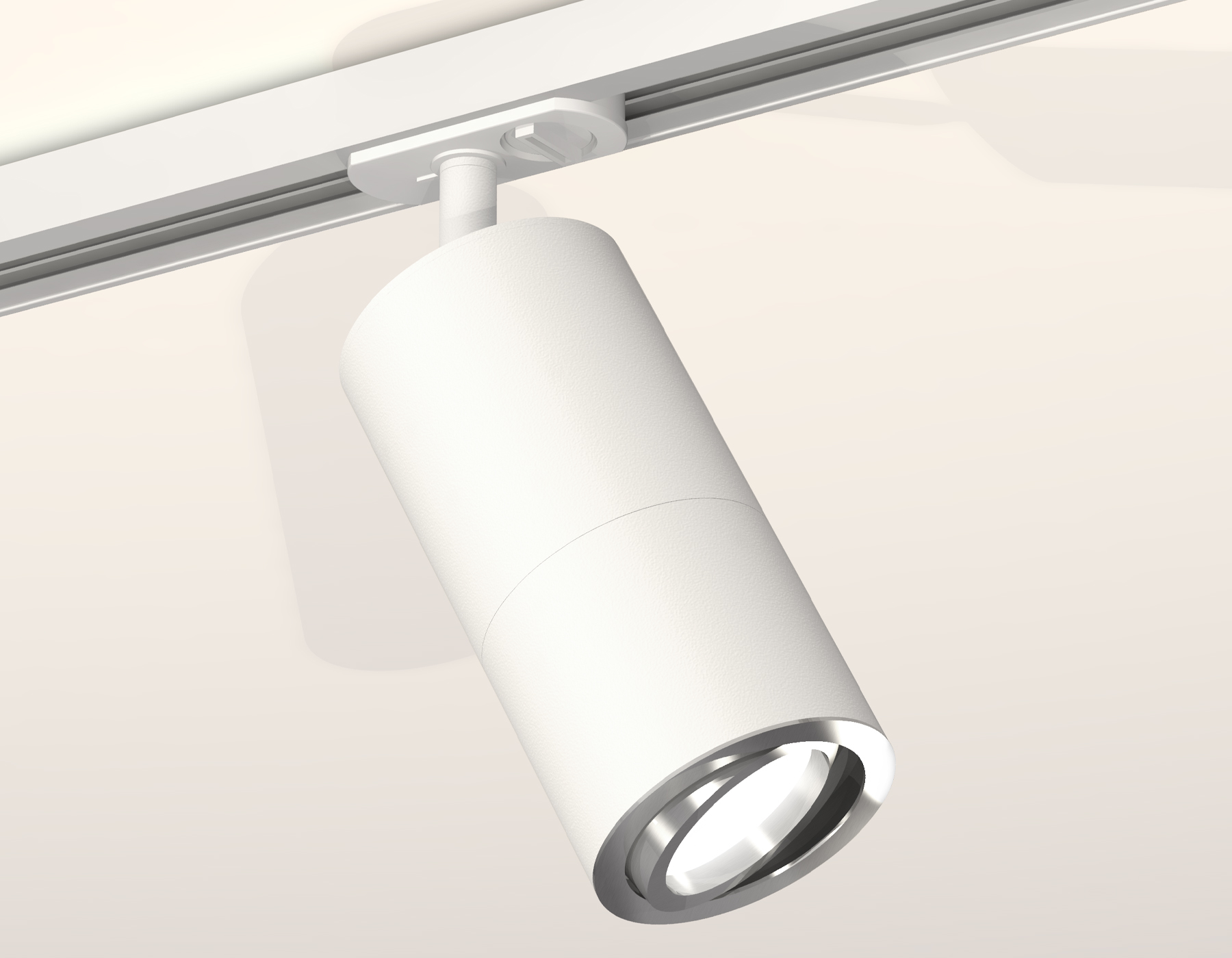 Трековый светильник XT7401081 SWH/PSL белый песок/серебро полированное MR16 GU5.3 (A2536, C7421, A2011, C7401, N7003)