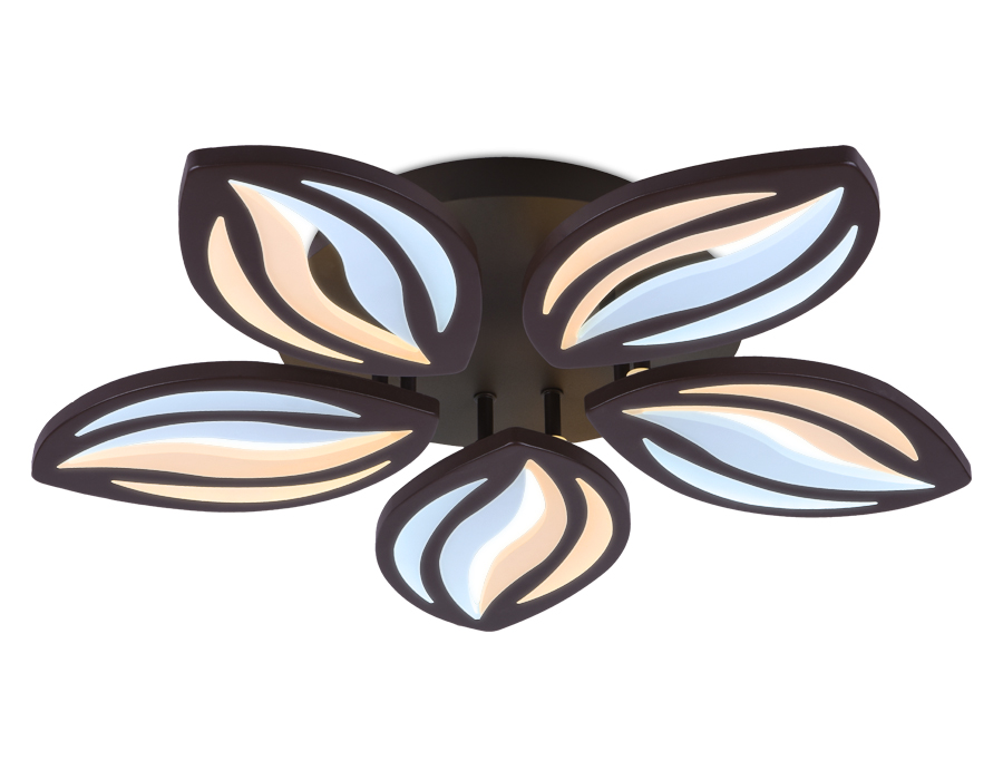 Потолочный светодиодный светильник Ambrella с пультом FA464 кофе 90W 540*540*80 Потолочный светодиодный светильник Ambrella с пультом FA464 кофе 90W 540*540*80