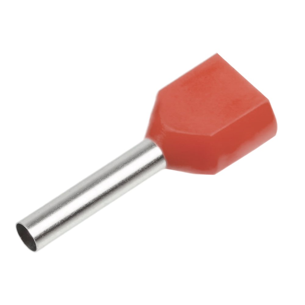 LD406-1010 Наконечник штыревой втулочный изолированный НШВИ(2) 1,0-10 (упаковка 100 шт)