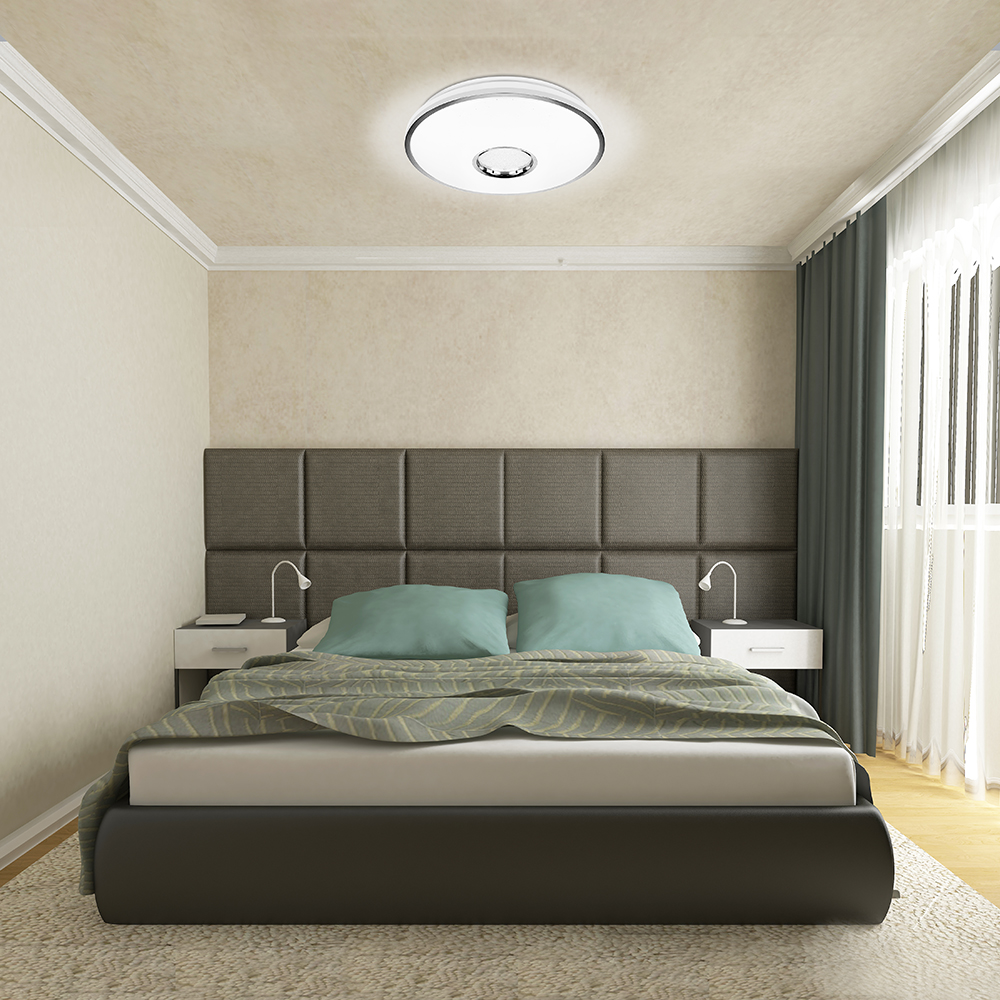 Светодиодный управляемый светильник накладной Feron AL5100 GLORY тарелка 70W 3000К-6000K белый Светодиодный управляемый светильник накладной Feron AL5100 GLORY тарелка 70W 3000К-6000K белый