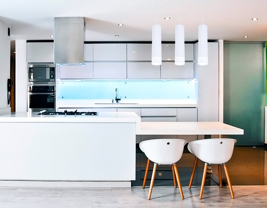 Спот Ambrella Techno TN250 WH/S 12W 4200K белый/песок