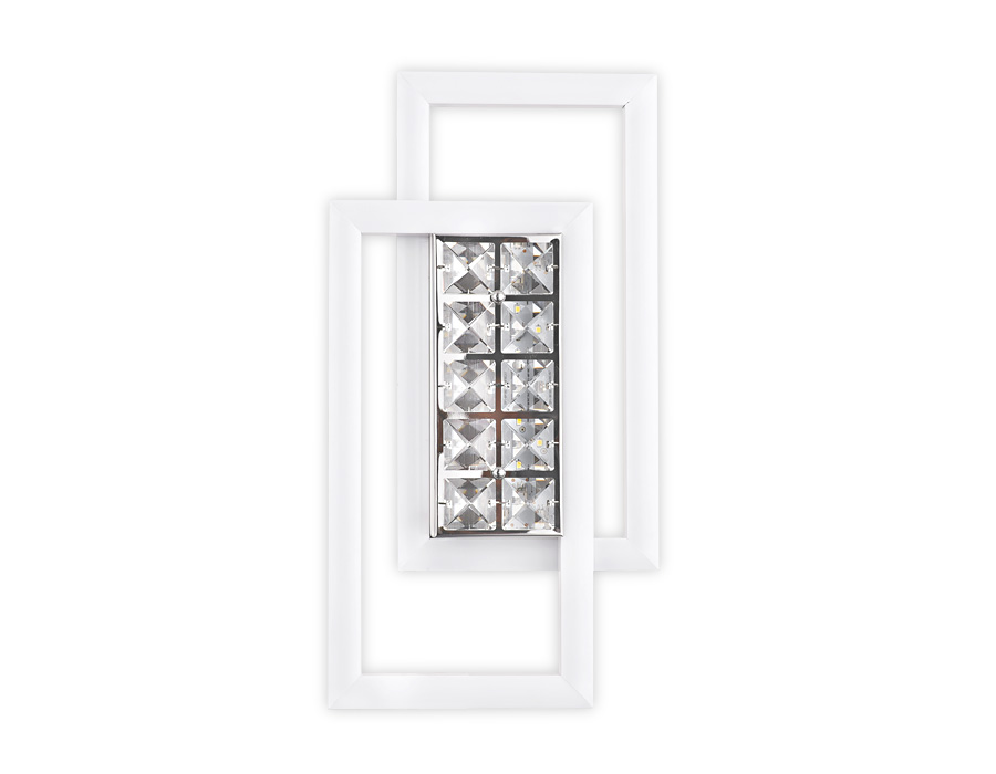 Настенно-потолочный светодиодный светильник Ambrella FA107 WH  15W 3000K 380*200*85 (Без ПДУ)