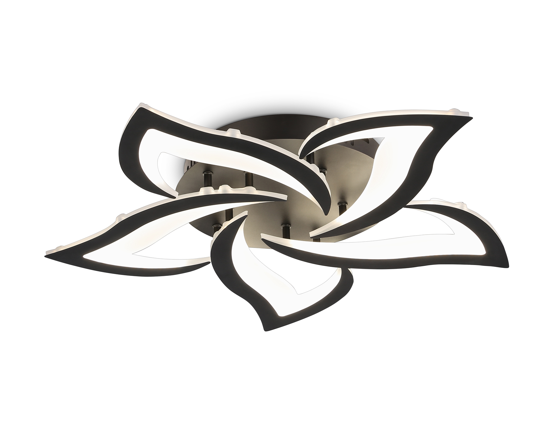 Подвесной светильник FA4472/5 BK белый 56W 3000K/4200K/6400K D640*80 (ПДУ ИК)