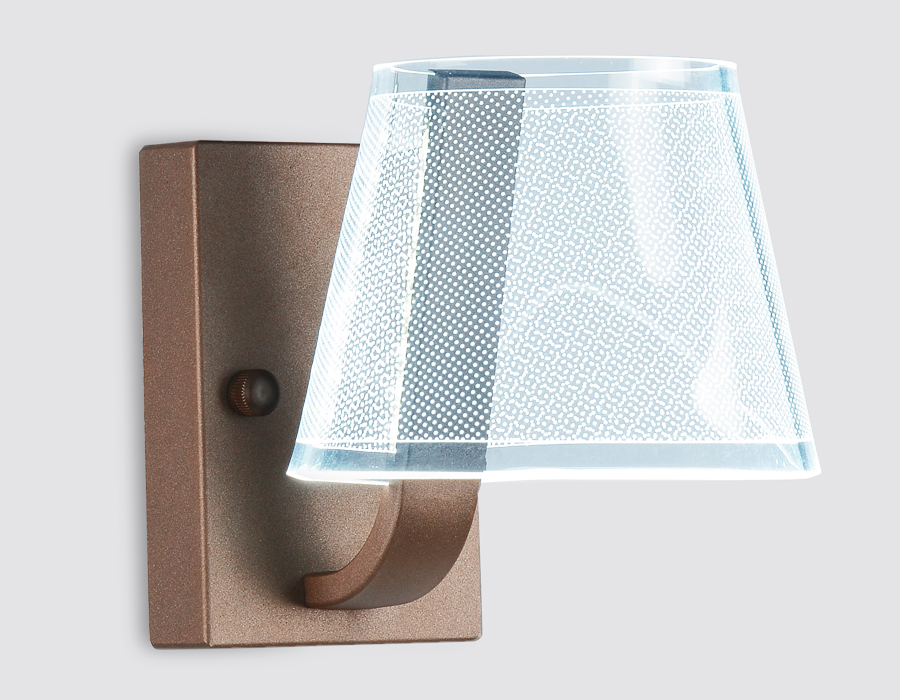 Настенный светодиодный светильник Ambrella с выключателем AK4089 CF кофе LED 3000K/4200K/6400K 13W