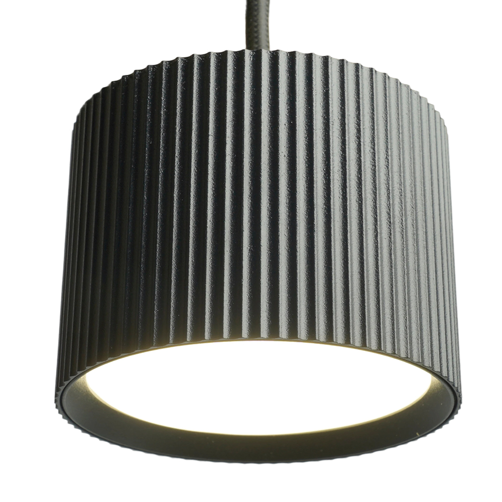 Светильник потолочный Feron Barrel HL4588 ARIA  levitation 12W, 230V, GX53, черный, на подвесе 1,7 м