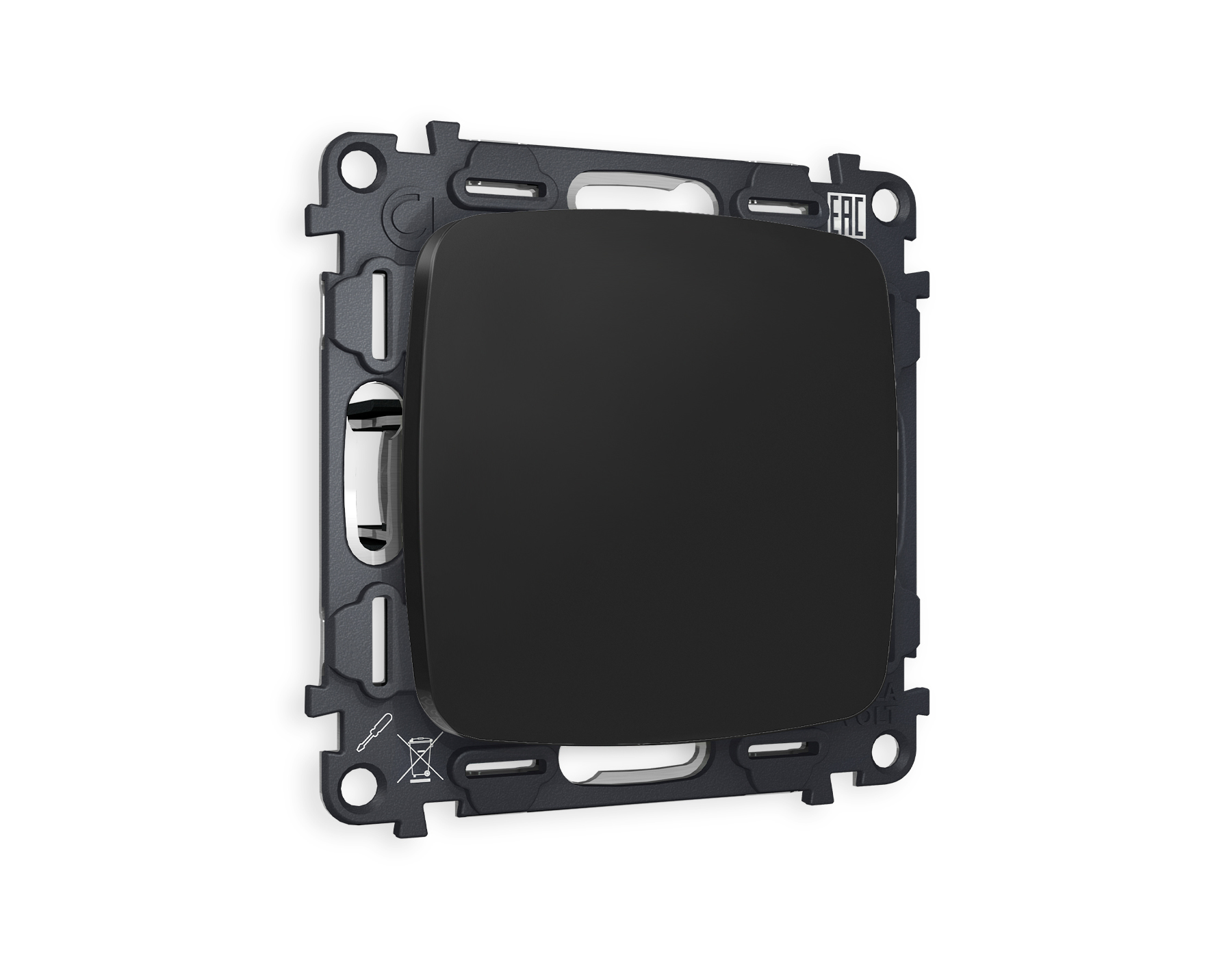 MO816010 Комплект суппорта универсального OMEGA Черный матовый QUANT (OP8160, VM240)