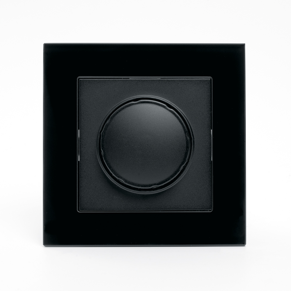 Выключатель диммирующий, STEKKER, GLS10-7006-05, 250В, 500W, серия Катрин, черный