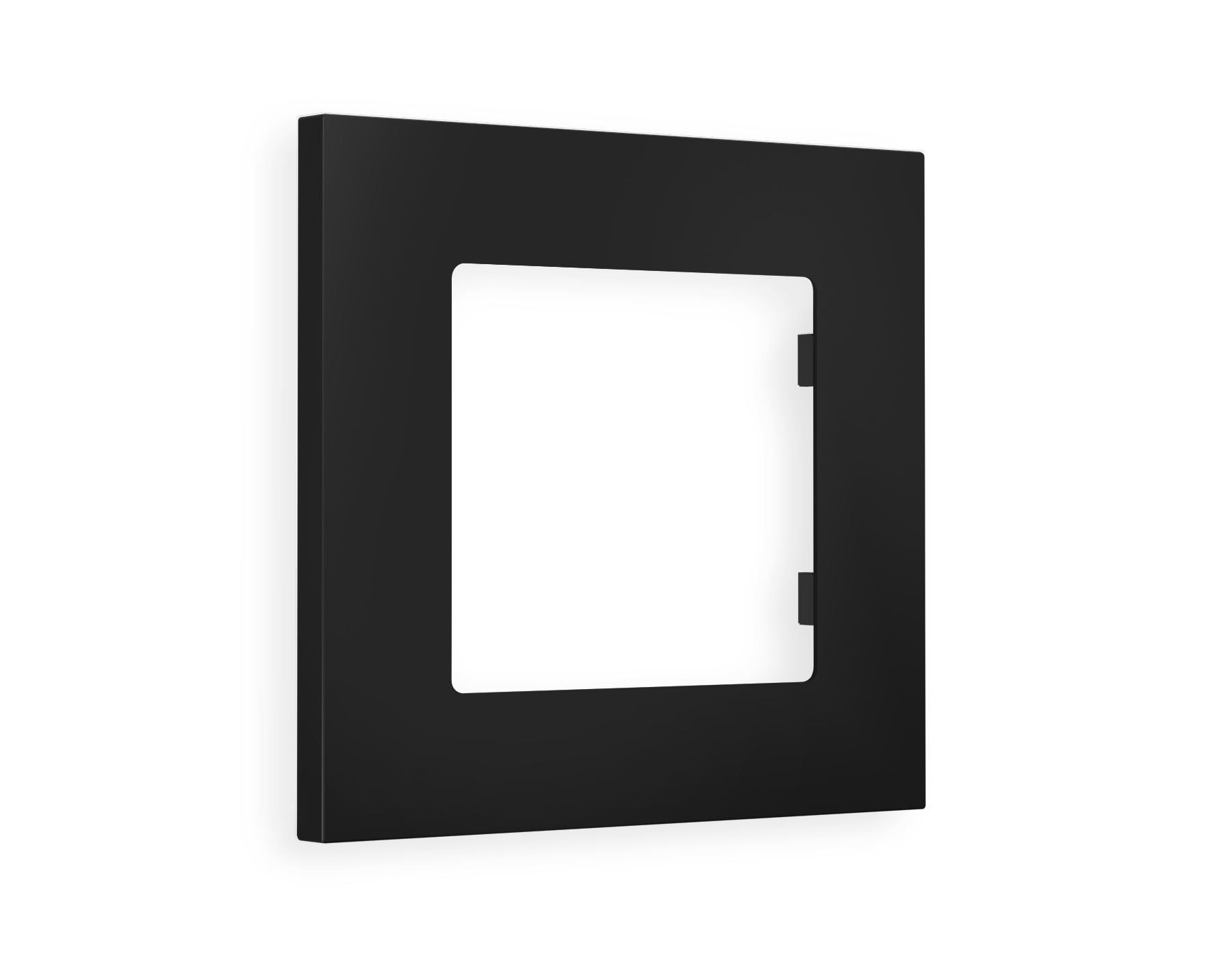 AF250701 Рамка ALFA Qubi (Черный матовый) 1-ая