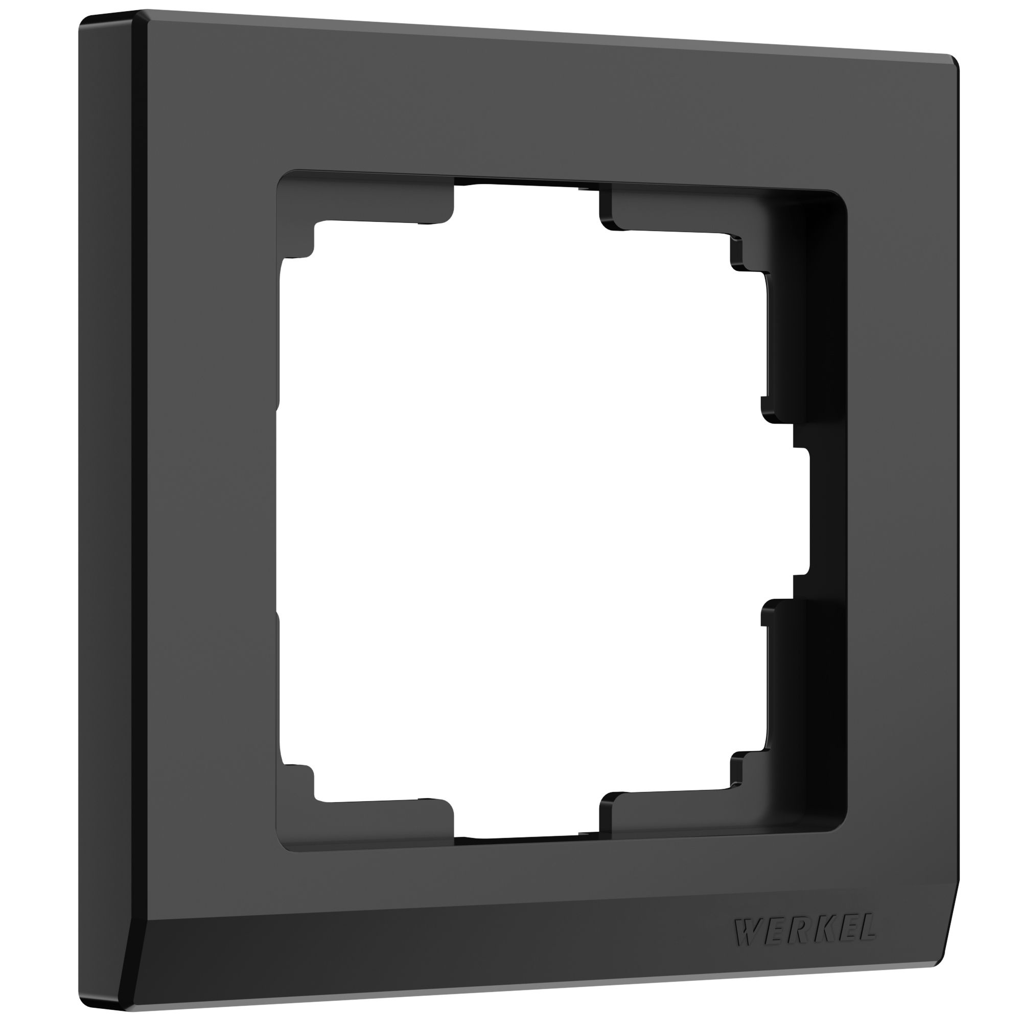 Рамка WERKEL Stark на 1 пост (черный) WL04-Frame-01-black / W0011808 / a029214