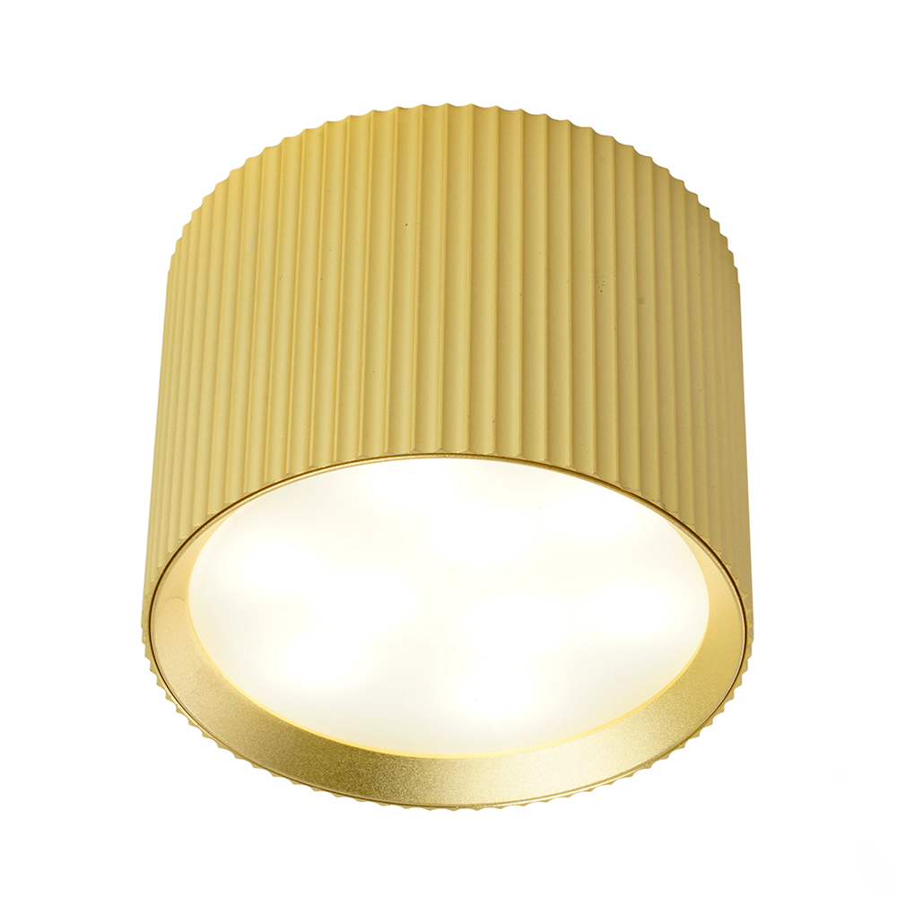 Светильник потолочный Feron HL458  Barrel ARIA 12W, 230V, GX53, золото