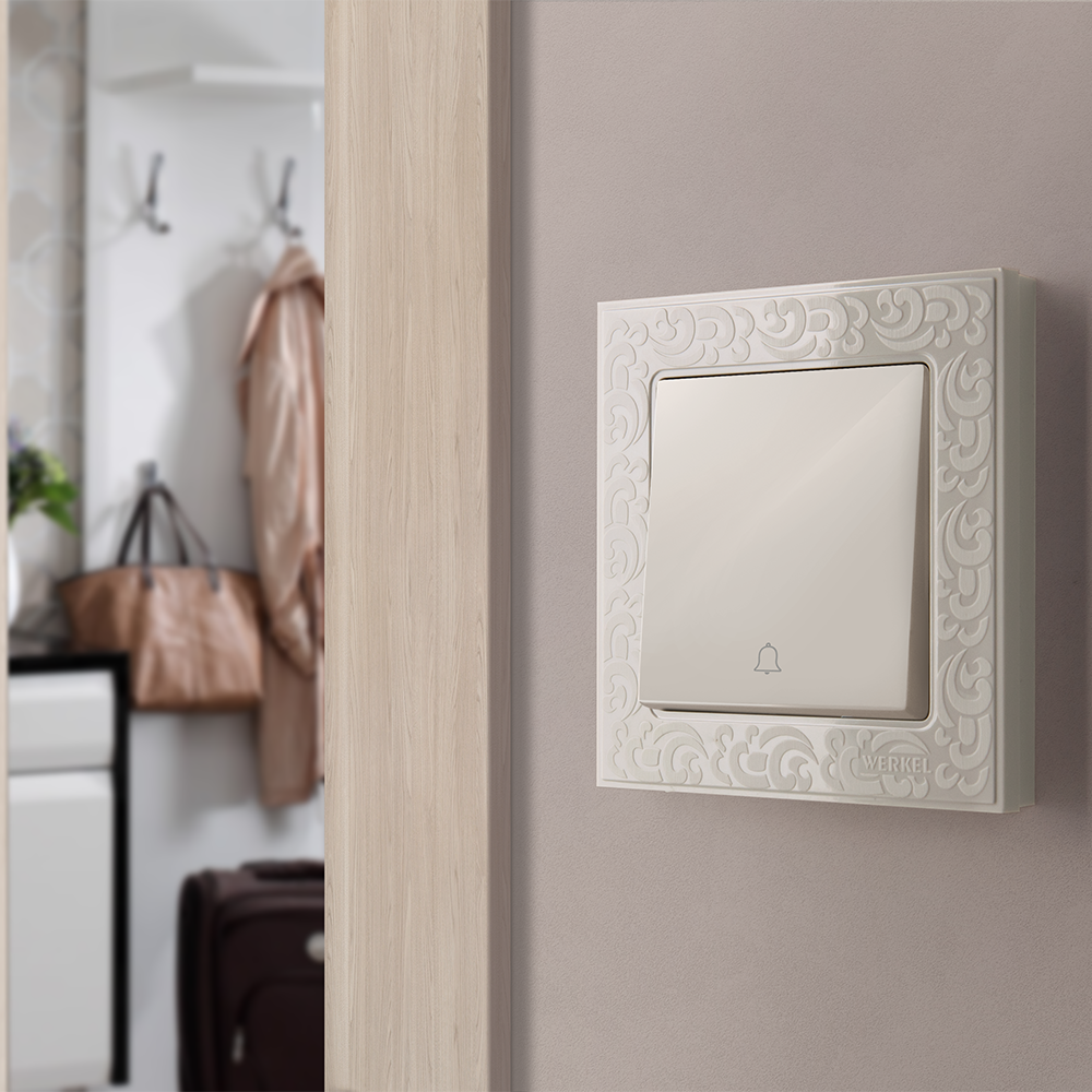 Кнопка звонка WERKEL (слоновая кость) WL03-04-01 / W1114503 / a036907