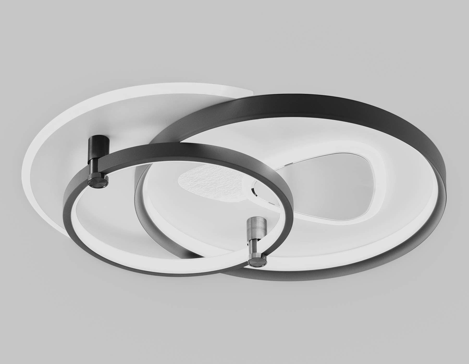 FL5051 WH/GR белый/серый 105W 3000K-6400K 480*480*100 (ПДУ РАДИО 2.4G)