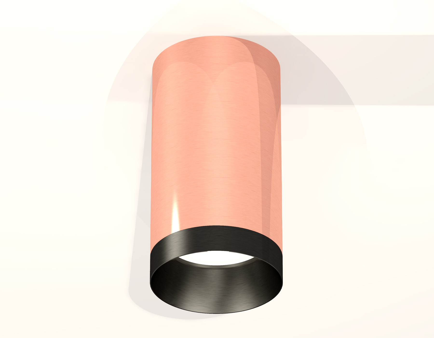 Накладной светильник XS6326004 PPG/PBK золото розовое полированное/черный полированный MR16 GU5.3 (C6326, N6131)