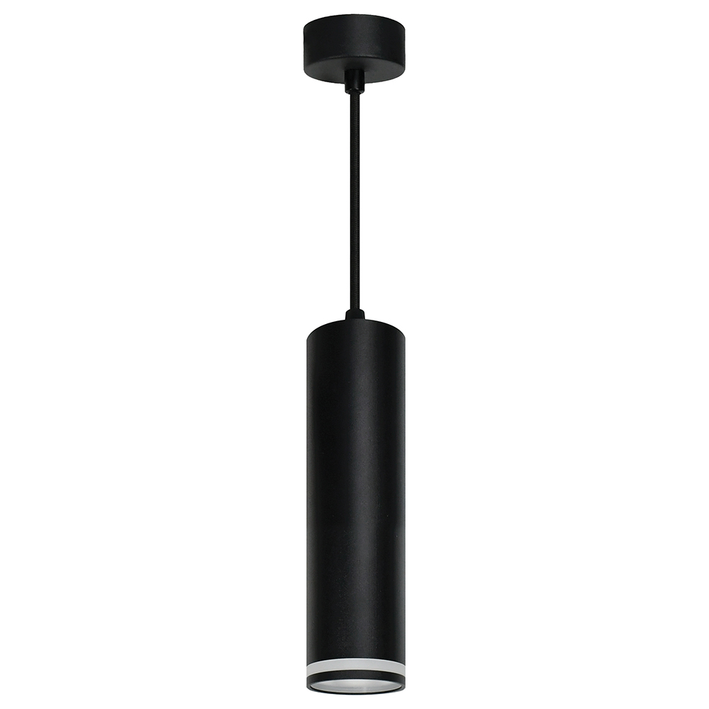 Светильник потолочный Feron ML1708 на подвесе  MR16 35W 230V, черный 55*200 Светильник потолочный Feron ML1708 на подвесе  MR16 35W 230V, черный 55*200