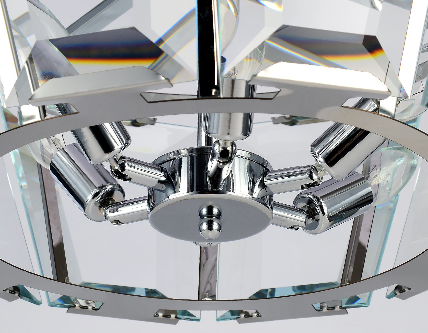 Подвесная люстра с хрусталем Ambrella TR5110 CH/CL хром/прозрачный E14/6 max 40W