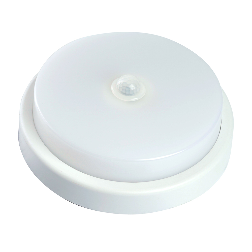 Светильник светодиодный пылевлагозащищённый с ИК-датчиком Feron AL3016 в пластиковом корпусе 12W 4000K IP65 белый Светильник светодиодный пылевлагозащищённый с ИК-датчиком Feron AL3016 в пластиковом корпусе 12W 4000K IP65 белый