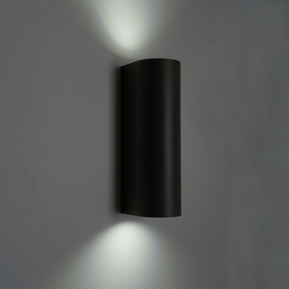 Светильник садово-парковый Feron DH024, на стену, 2*GU10 MR11 230V, черный