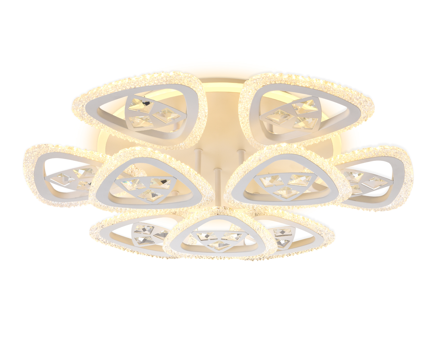 Потолочный светодиодный светильник с пультом Ambrella FA2921 WH белый 138W 600*600*130 (ПДУ РАДИО 2.4)