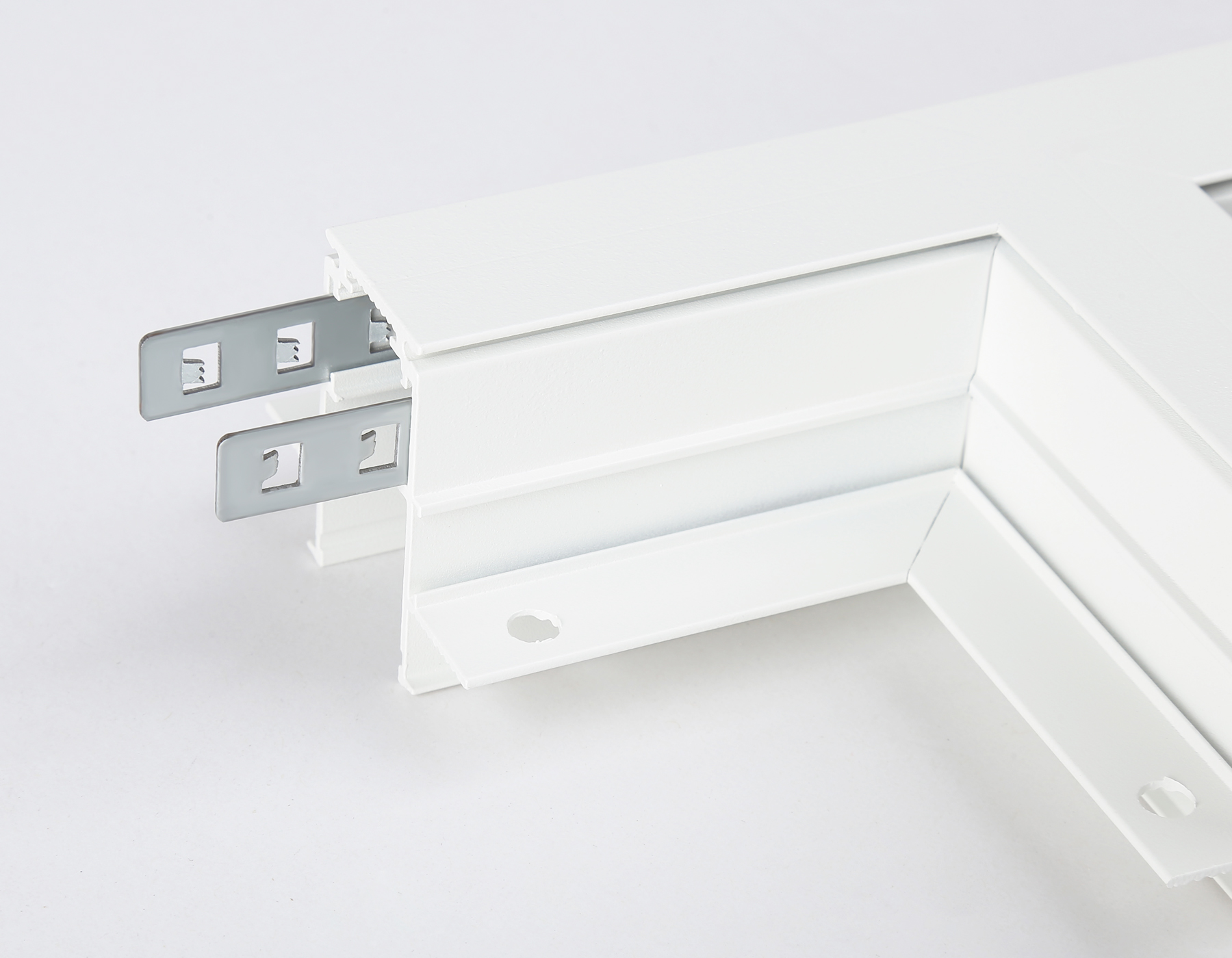 GL3355 WH белый коннектор т-образный встраиваемый 170*85*46,8