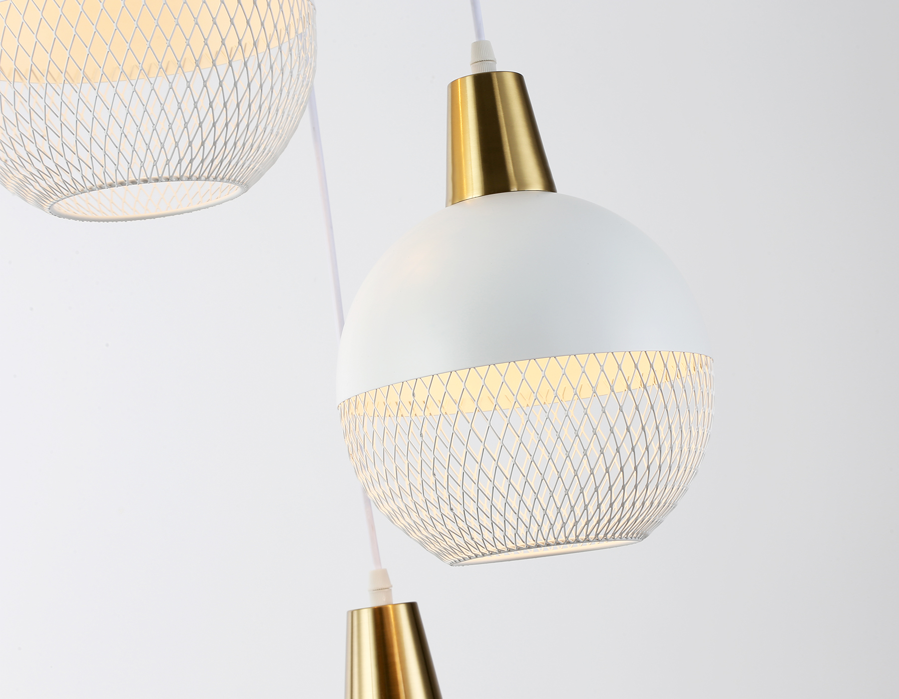 TR8503/3 WH/CP белый/медь E27/3 max 60W D410*1000