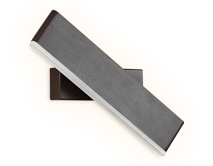 Настенный поворотный светодиодный светильник с выключателем Ambrella FW429 SCF кофе песок LED 4200K 5W 300*70*40