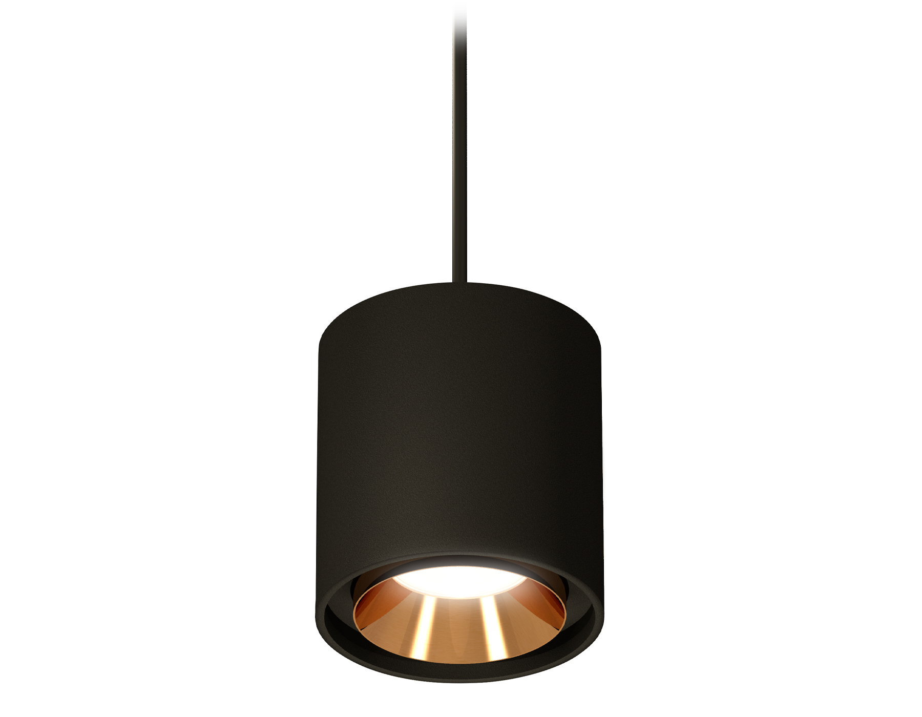 Подвесной светильник XP7723001 SBK/PYG черный песок/золото желтое полированное MR16 GU5.3 (A2311, C7723, N7034)