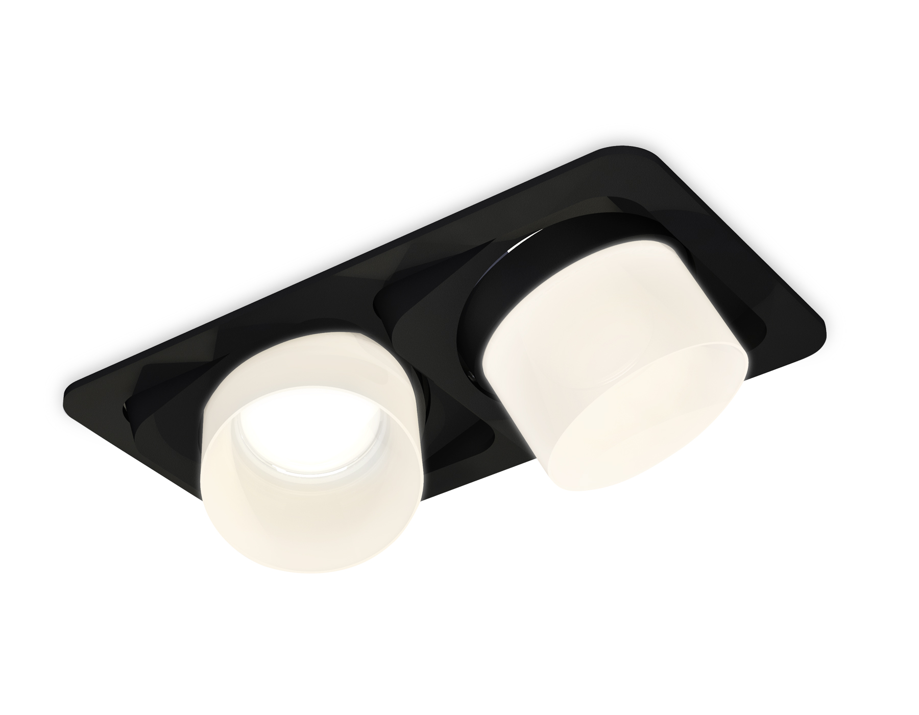 Встраиваемый поворотный светильник XC7664085 SBK/FR черный песок/белый матовый MR16 GU5.3 (C7664, N7170)