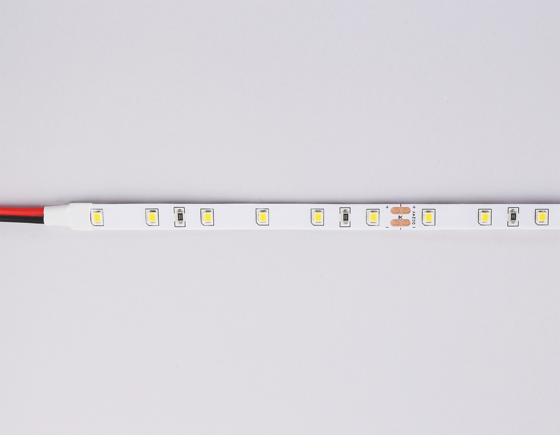 GS3001 2835 60Led/ 6W m/ 24V IP20 3000K/ 5000*8*1.2mm (2 конт.)