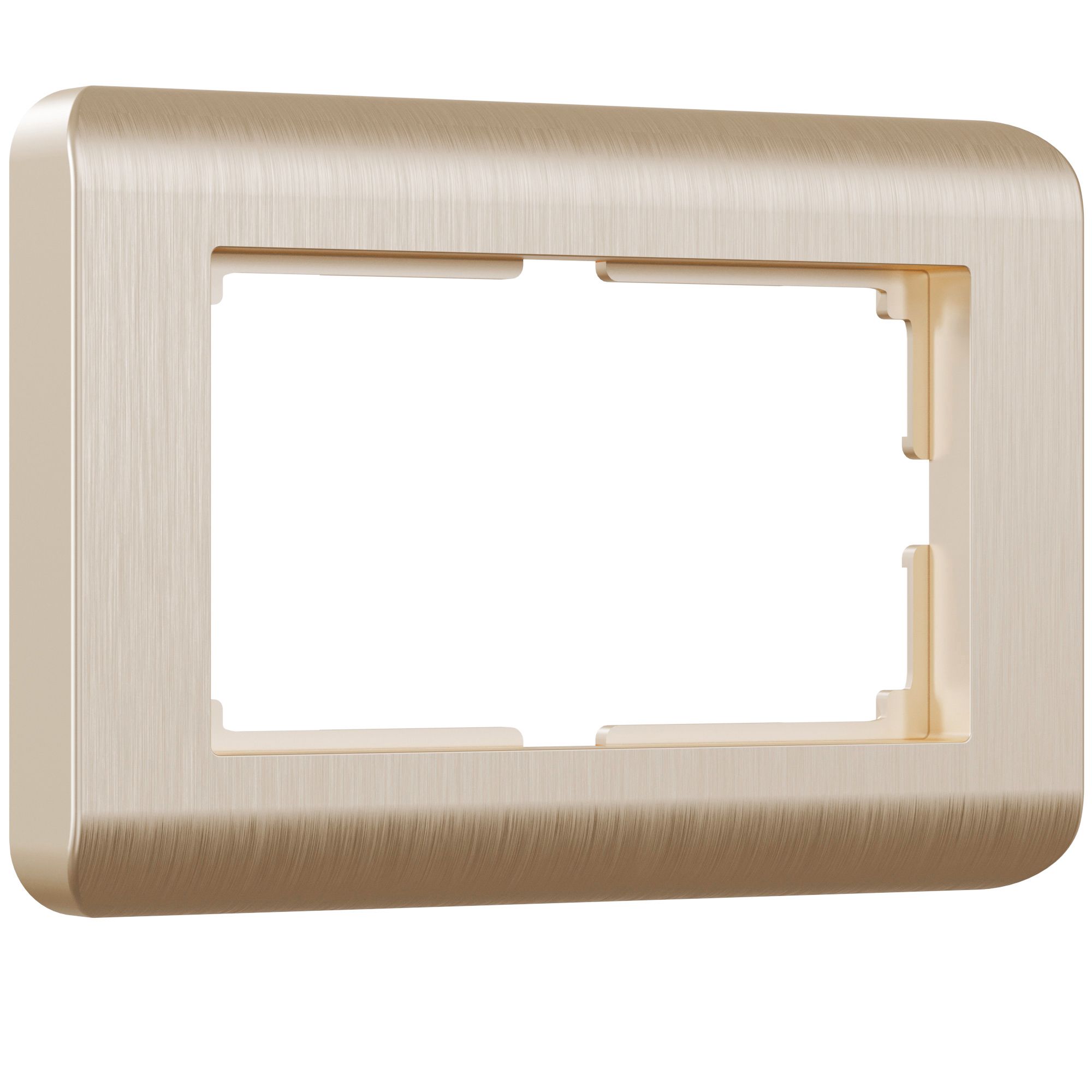 Рамка WERKEL Stream для двойной розетки (шампань) WL12-Frame-01-DBL / W0082111 / a041873