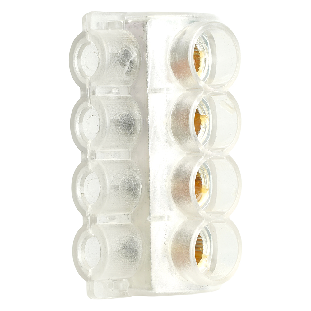 Клемма 4-х контактная STEKKER  для подключения сетей уличного освещения KE10.504 (Al10-50/Cu2,5-35), LD611-4