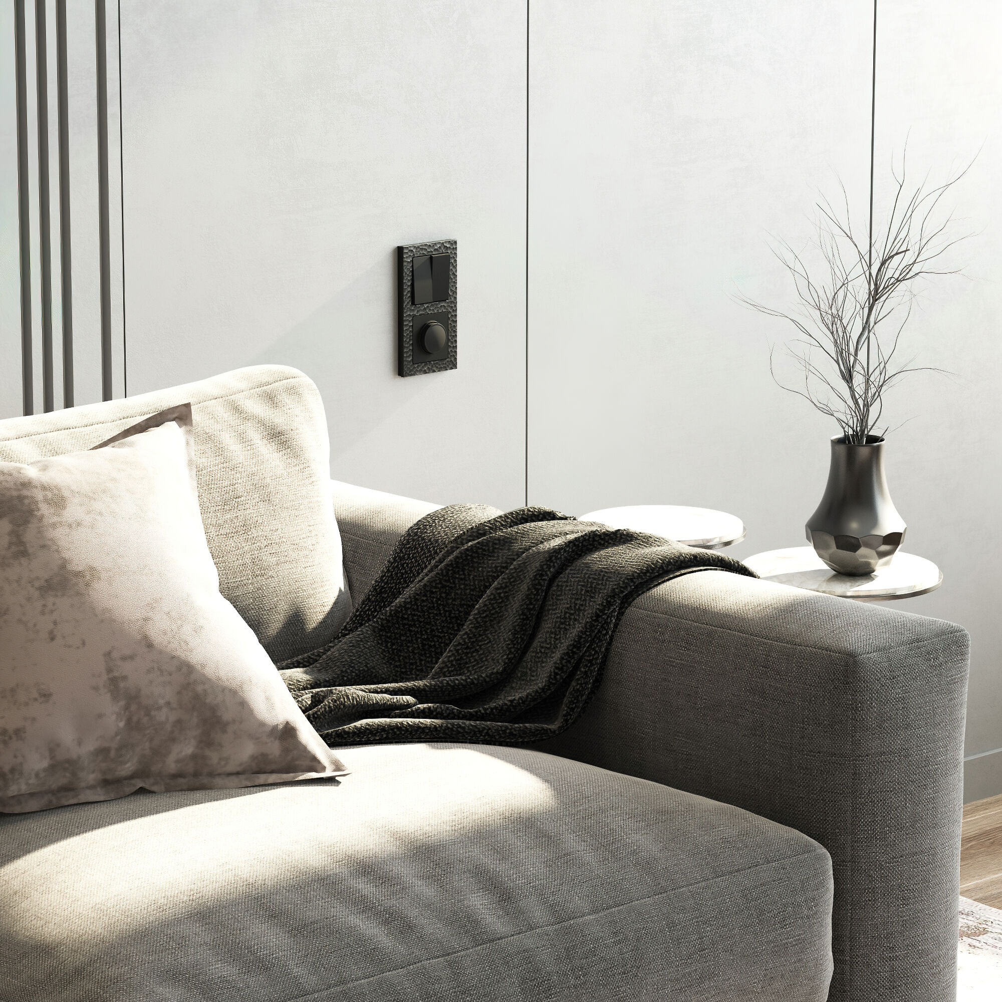 Рамка на 2 поста Werkel Hammer (черный) / W0022408 / a052517