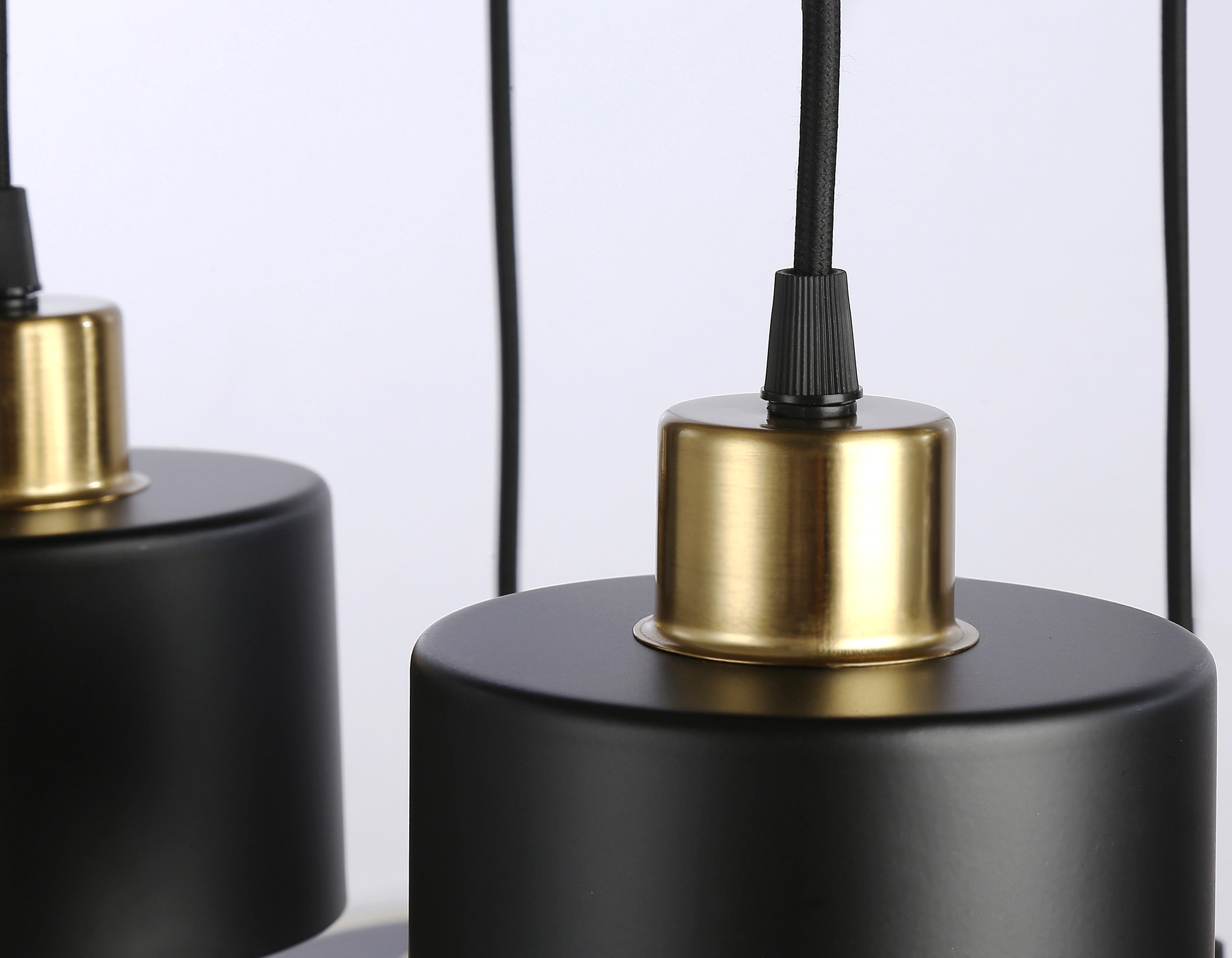 Подвесной светильник TR8126/6 BK/BS черный/латунь E27*6 max 40W 635*320*920