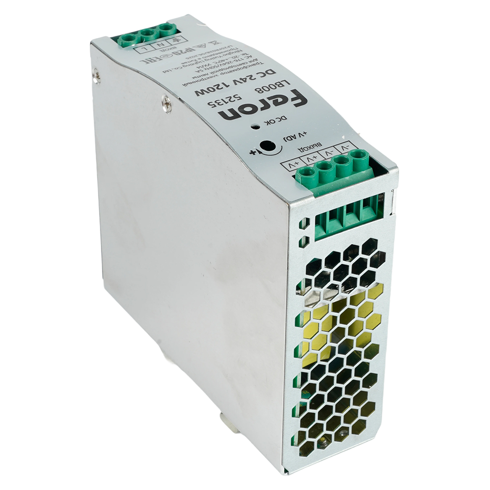 Трансформатор электронный на DIN-рейку 120W 24V 40*125.2*113.5мм IP20, LB008