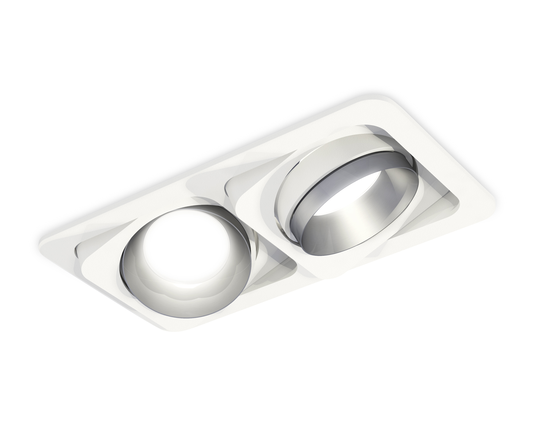 Встраиваемый поворотный светильник XC7663023 SWH/MCH белый песок/хром матовый MR16 GU5.3 (C7663, N7033)