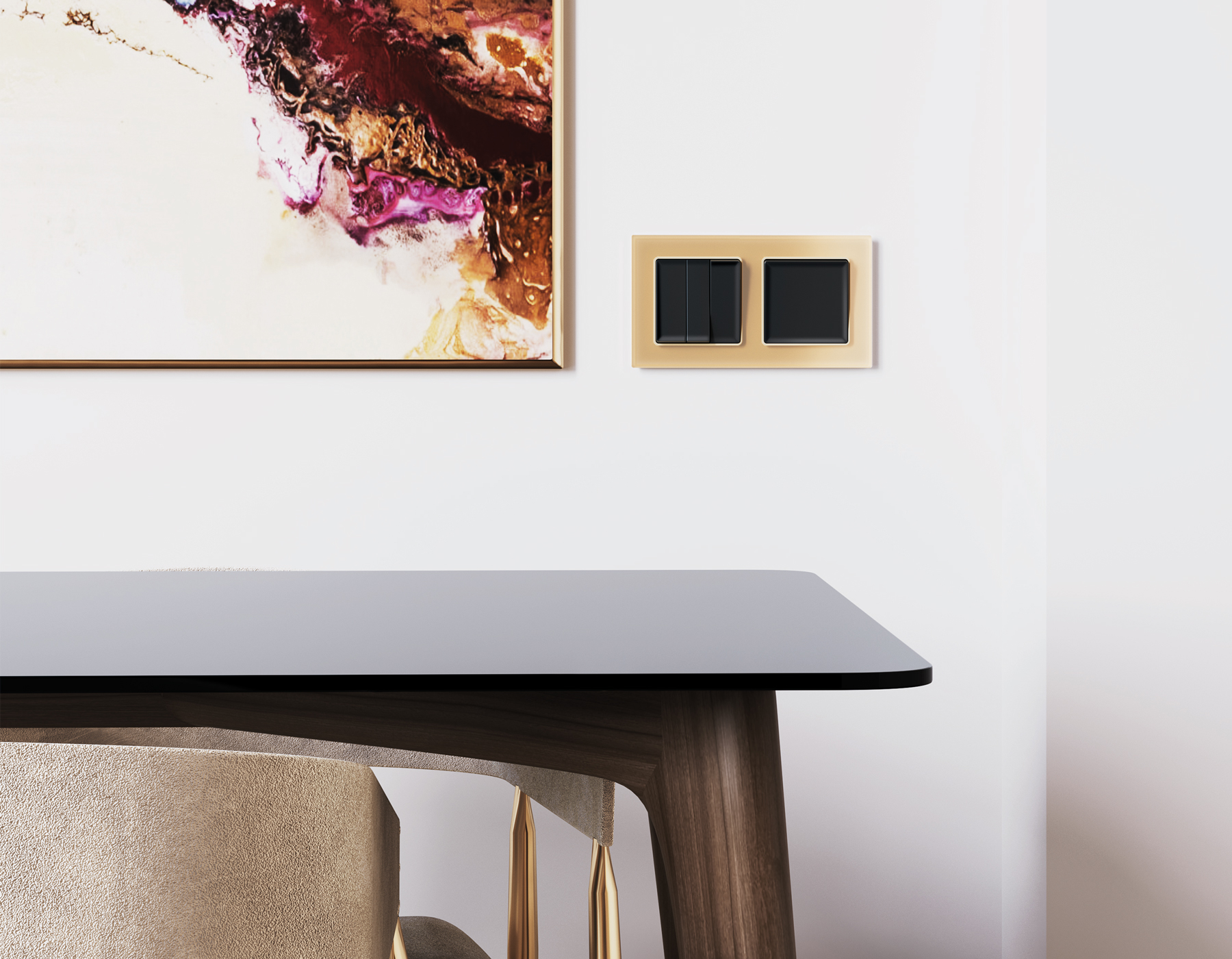 AF330605 Рамка ALFA Platos (Шампань Стекло органическое) 5-ая