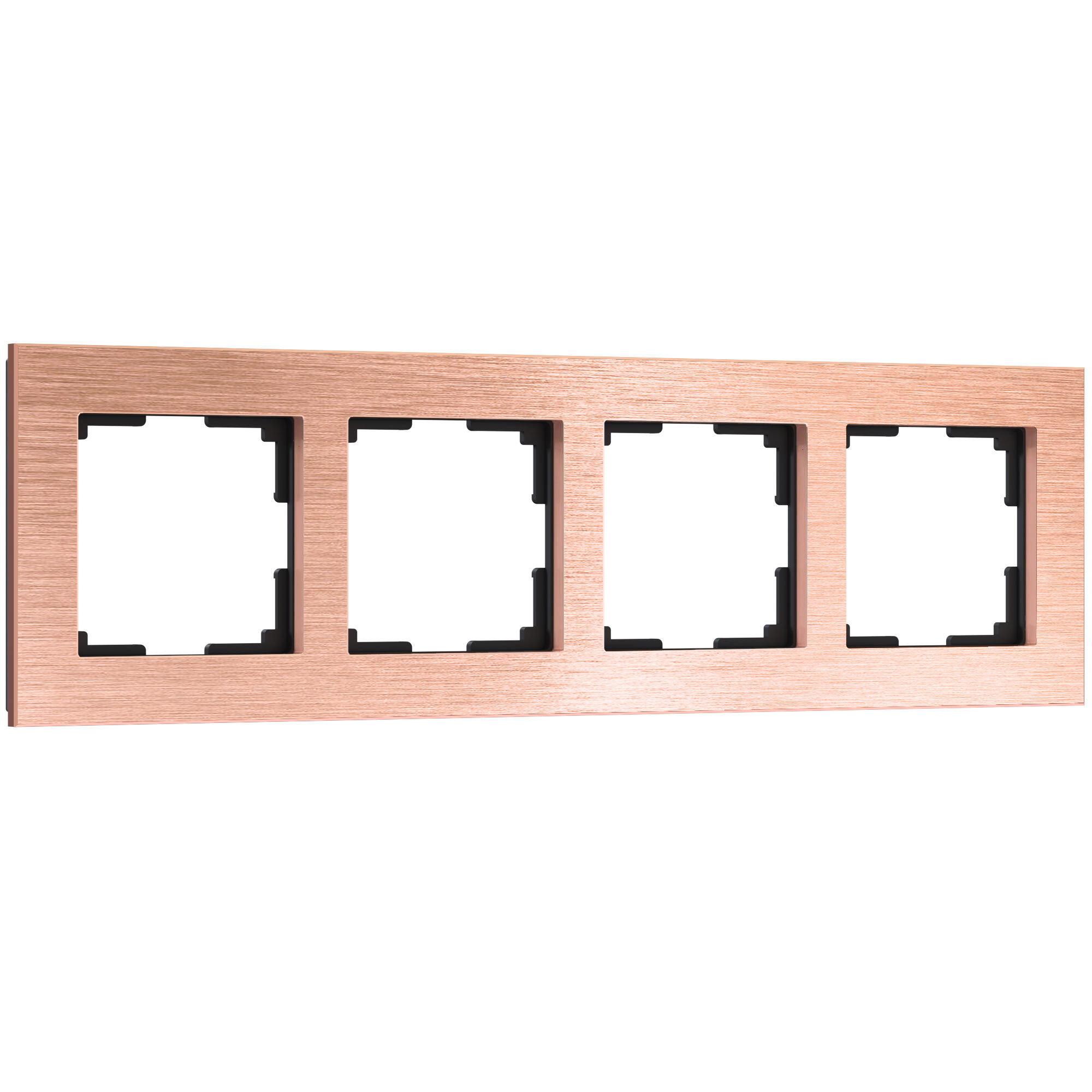 Рамка на 4 поста Werkel Aluminium  (бронза) W0041712