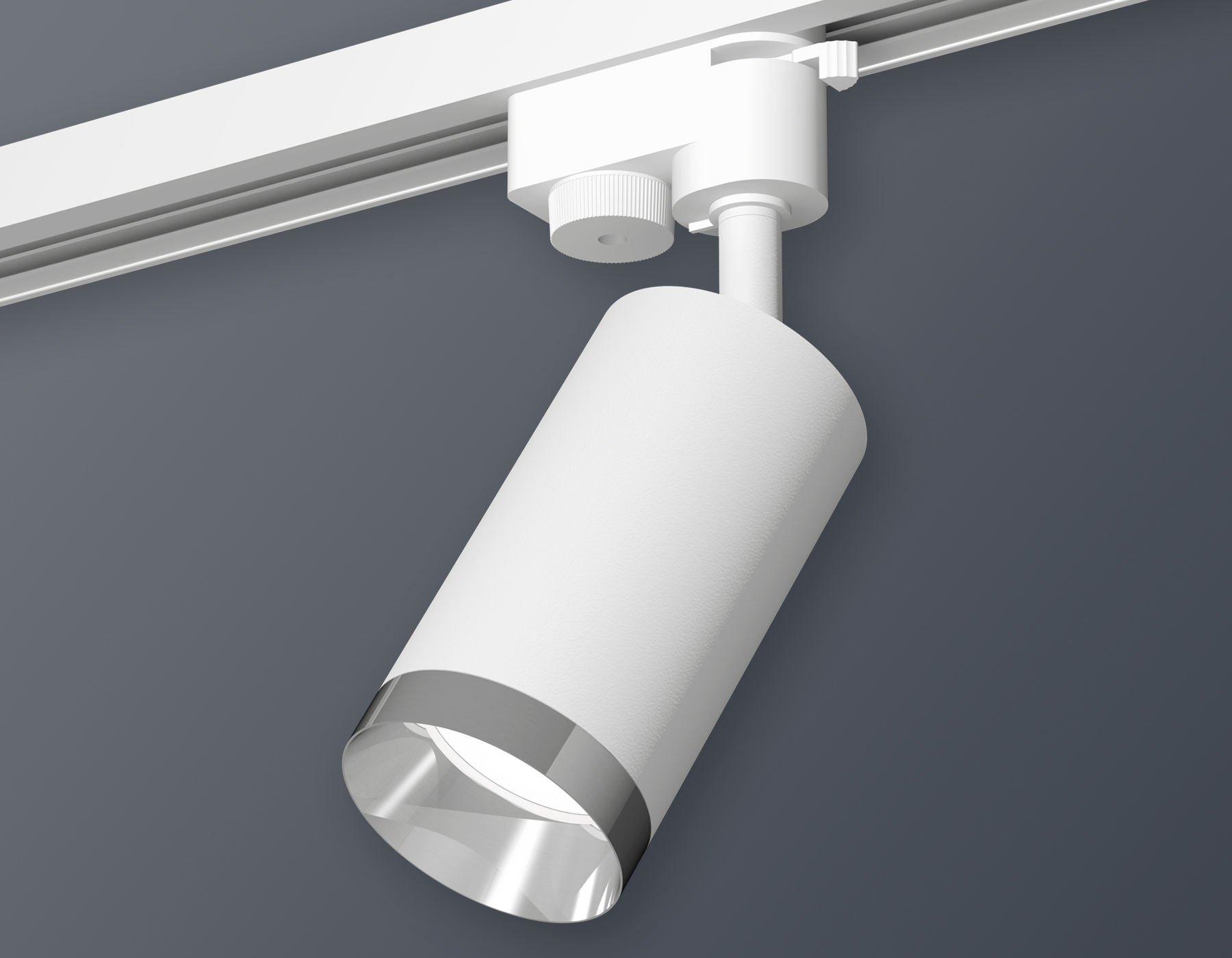 Комплект трекового светильника Ambrella XT6322062 SWH/PSL белый песок/серебро полированное MR16 GU5.3 (A2520, C6322, N6132)