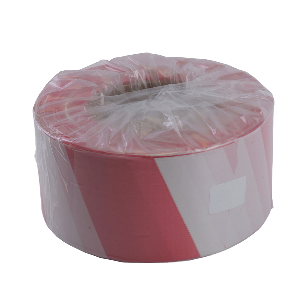 Лента оградительная, 200 п.м.х50 мм х35 мкм, STEKKER  красный,белый INTP10-50-35