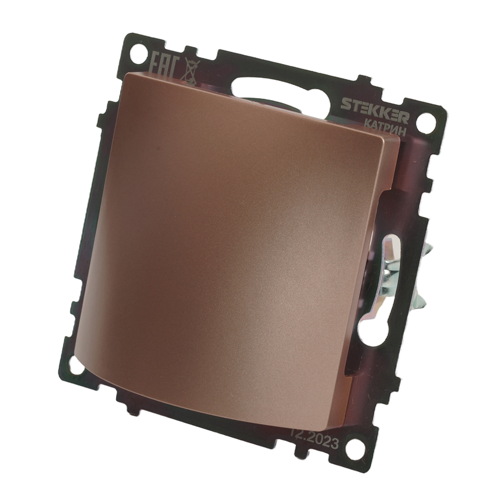 Кабельный вывод (механизм), STEKKER, серия Катрин, шампань, GLS00-7116-02