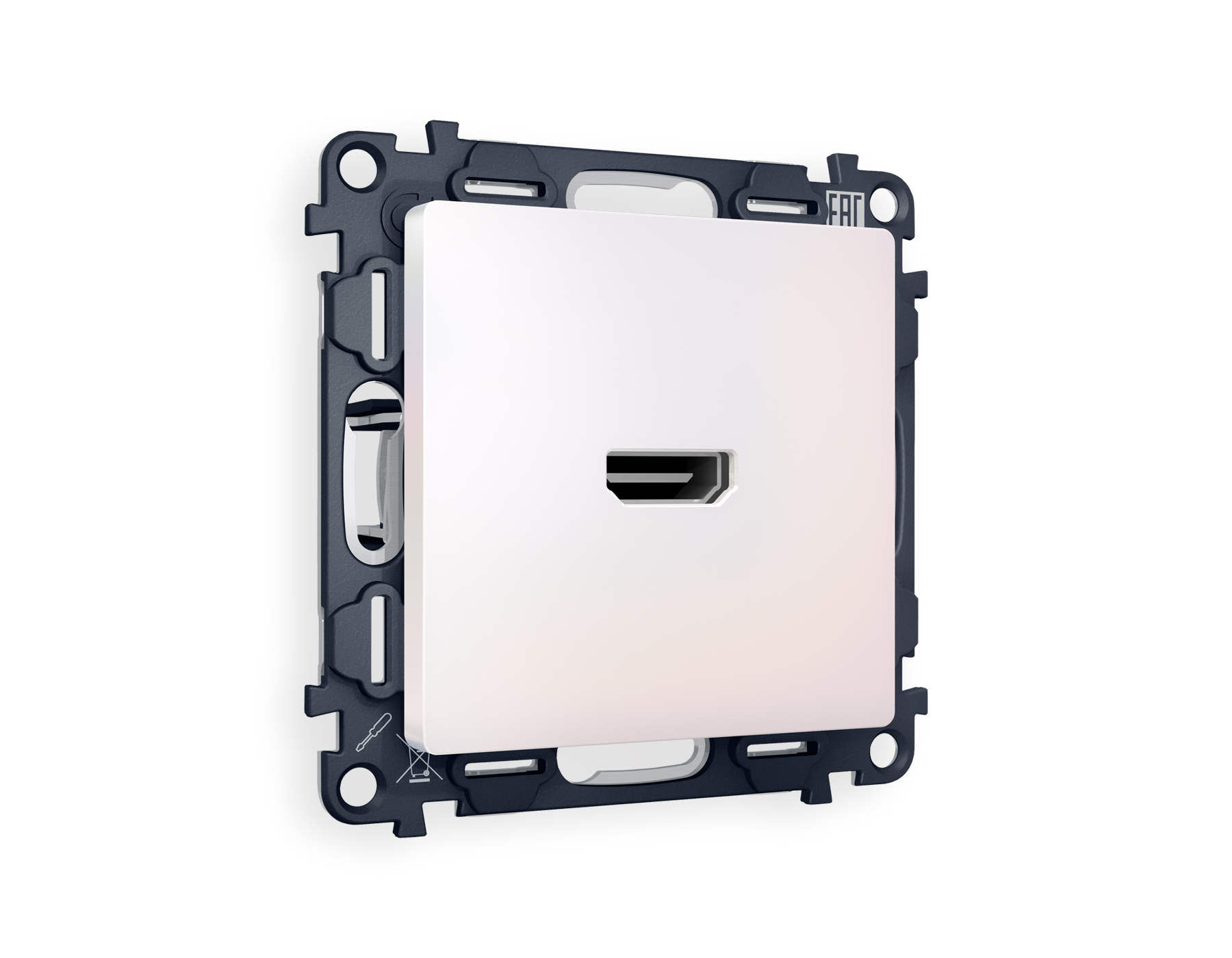 MA214010 Комплект механизма розетки HDMI 2.0 ALFA Жемчуг 40V/500mA 2.0GHz 5-18Gbit/s QUANT (AP2140, VM222)