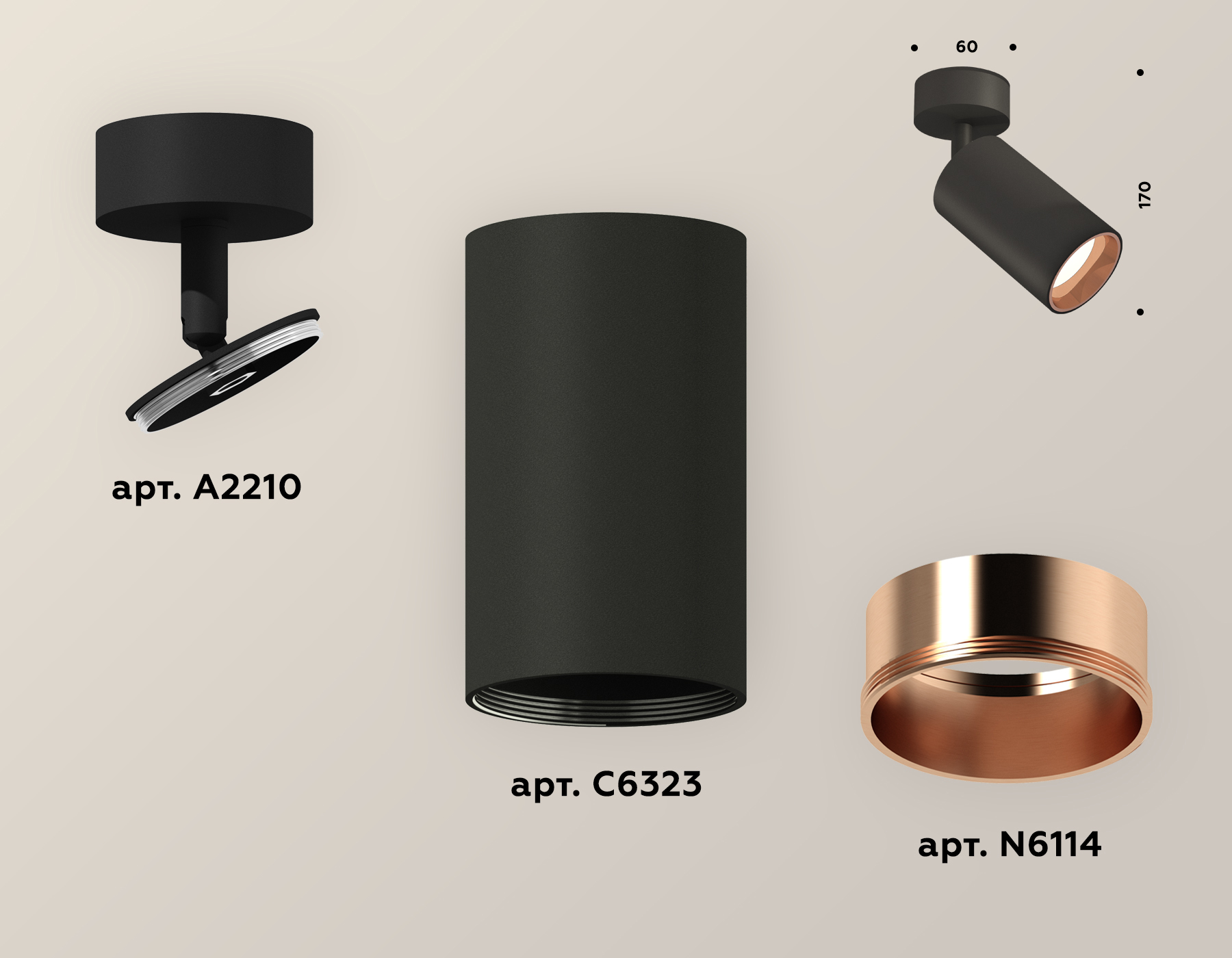 Накладной поворотный светильник XM6323005 SBK/PPG черный песок/золото розовое полированное MR16 GU5.3 (A2210, C6323, N6114) Накладной поворотный светильник XM6323005 SBK/PPG черный песок/золото розовое полированное MR16 GU5.3 (A2210, C6323, N6114)
