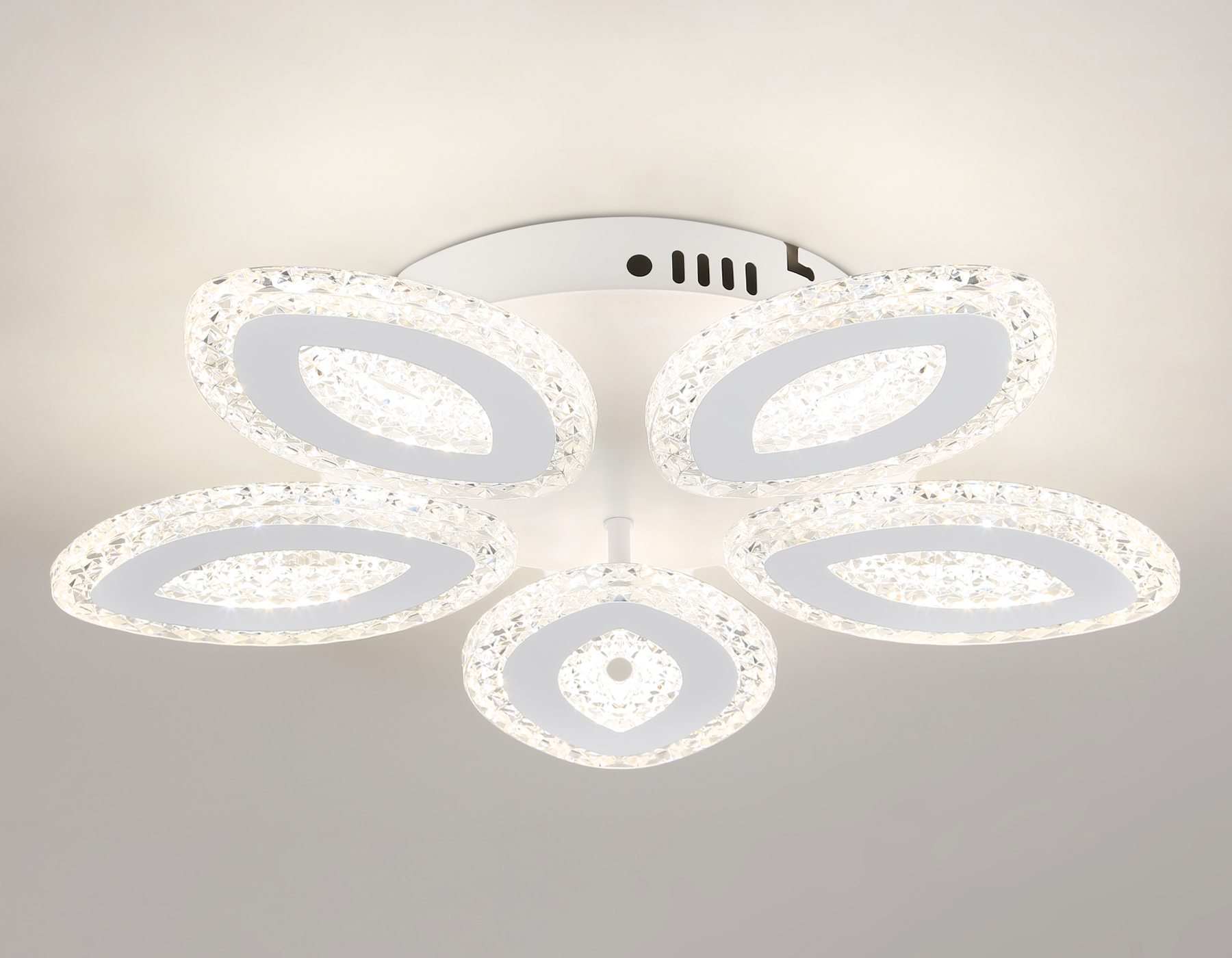 Потолочный LED светильник FA4015/5 WH белый 76W 3000K+6400K/4200K/6400K+3000K D490*85 (ПДУ ИК)