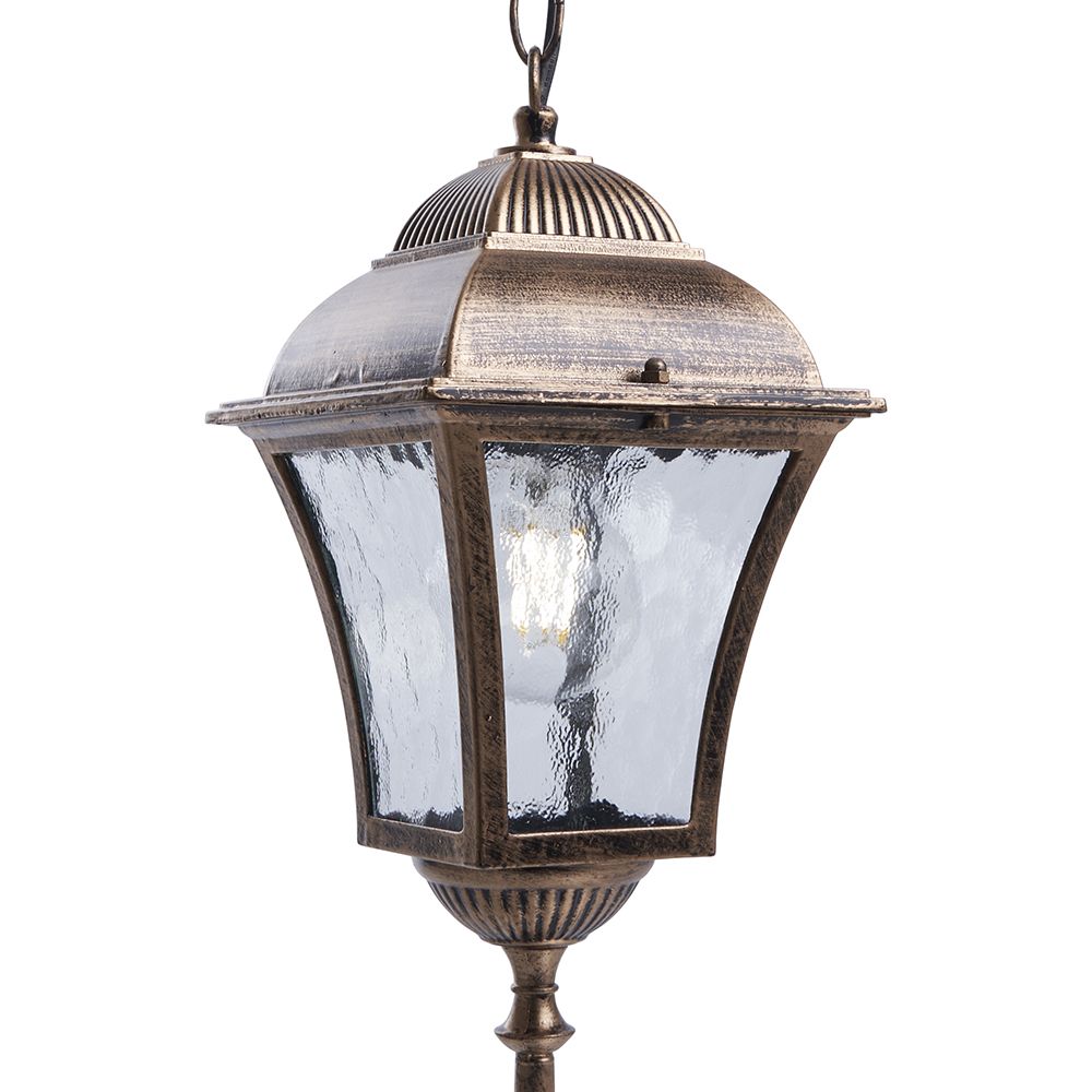 Светильник садово-парковый Feron PL615 на цепочке 60W E27 230V, черное золото Светильник садово-парковый Feron PL615 на цепочке 60W E27 230V, черное золото