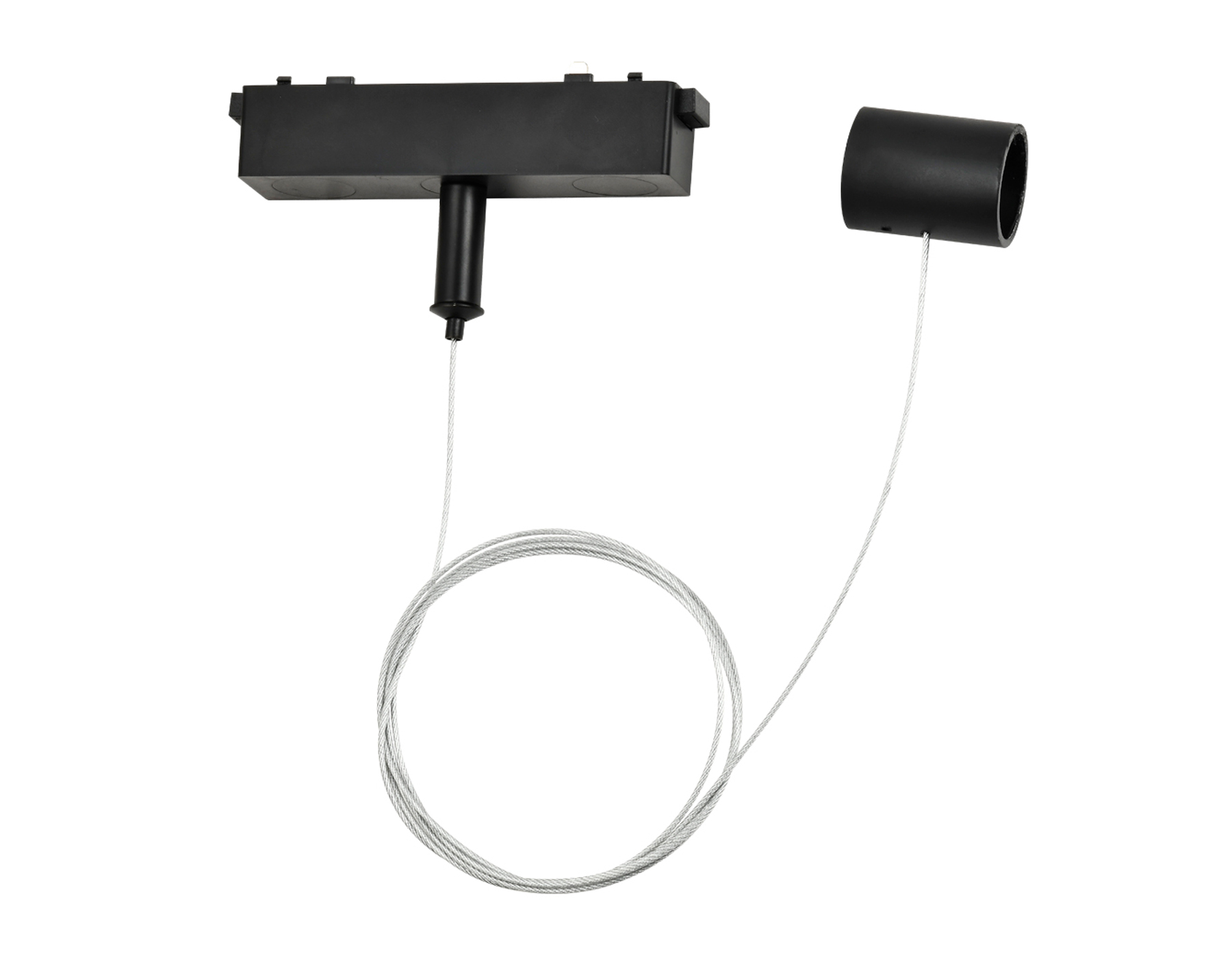 Подвес для трековых светодиодных гибких светильников Ambrella GL4310 BK черный 1.5m