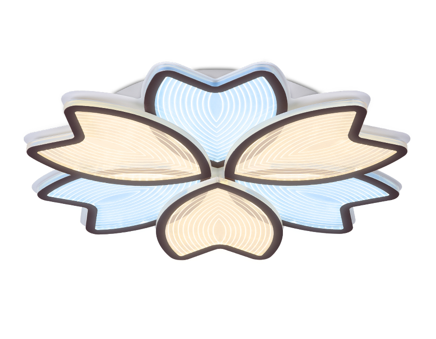 Потолочный светодиодный светильник Ambrella с пультом AK4305 кофе 117W 510*500*80